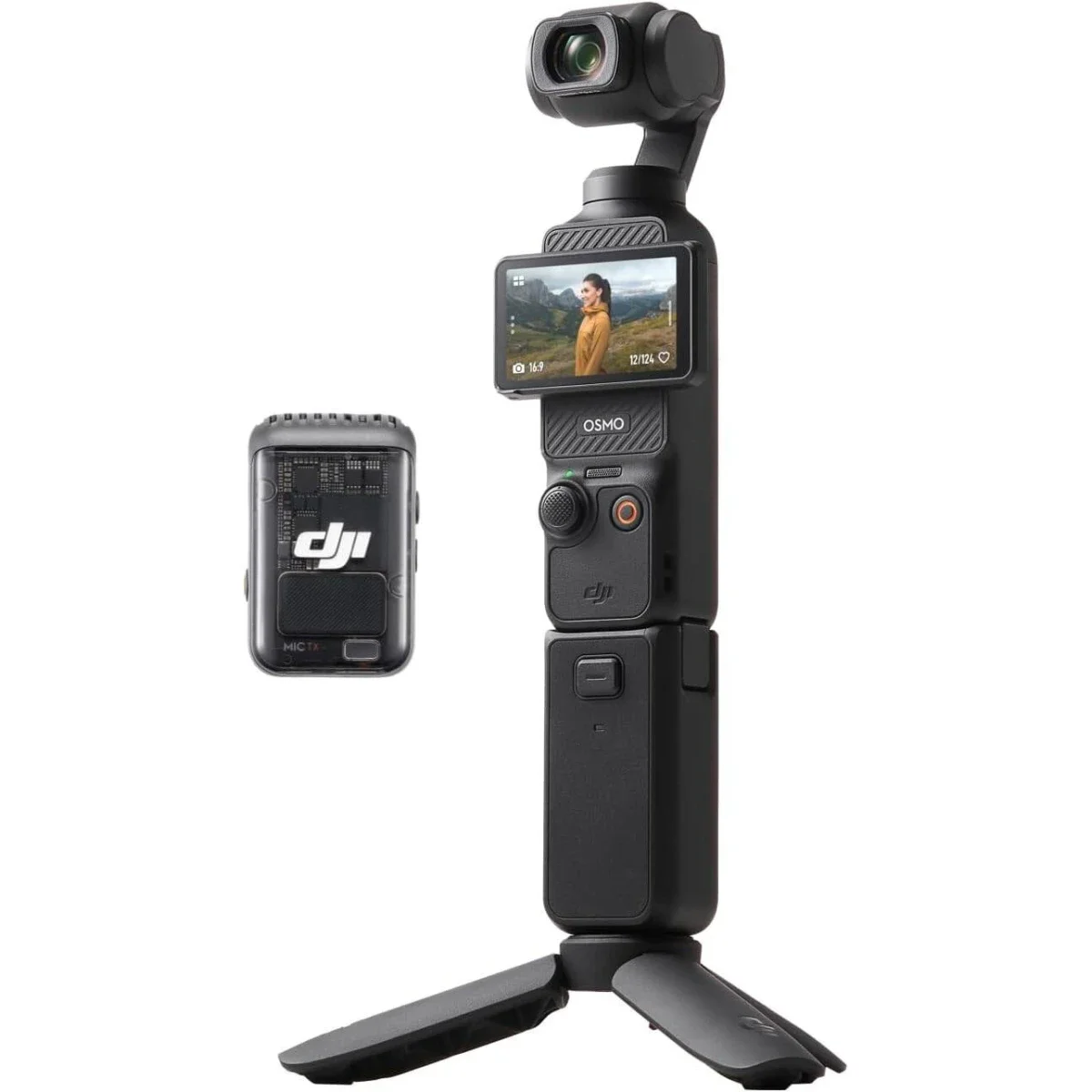 كاميرا جيمبال DJI Osmo Pocket 3 Creator Combo بدقة 4K ومستشعر CMOS بحجم 1 إنش مع Mic 2 - Thumbnail 4