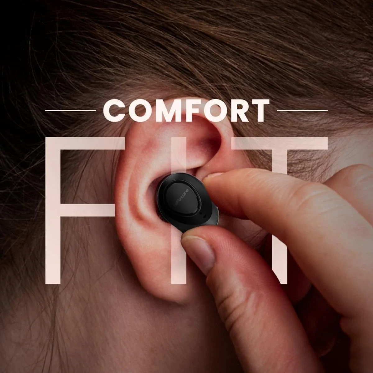 سماعات أذن لاسلكية HiFuture OlymBuds3 بوقت تشغيل 25 ساعة وBluetooth 5.3 وIPX5، أسود - Image 3