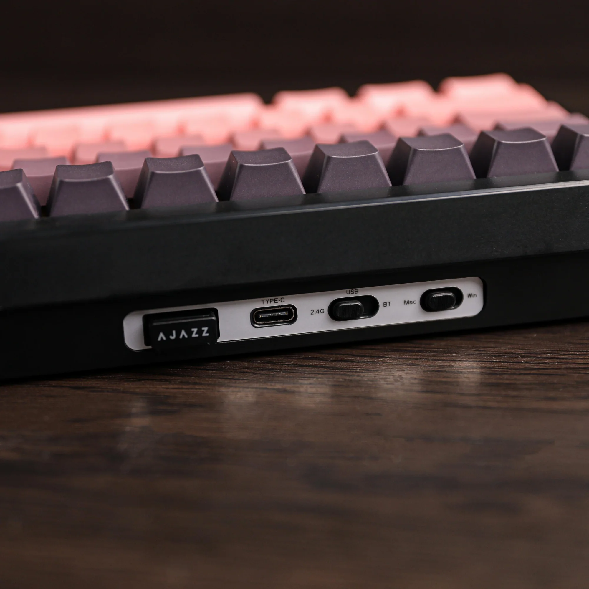 كيبورد AJAZZ AK650 ميكانيكي بسويتشات Dream Weaver، ثلاثي الاتصال، RGB، بنفسجي وأبيض وأزرق - Image 9
