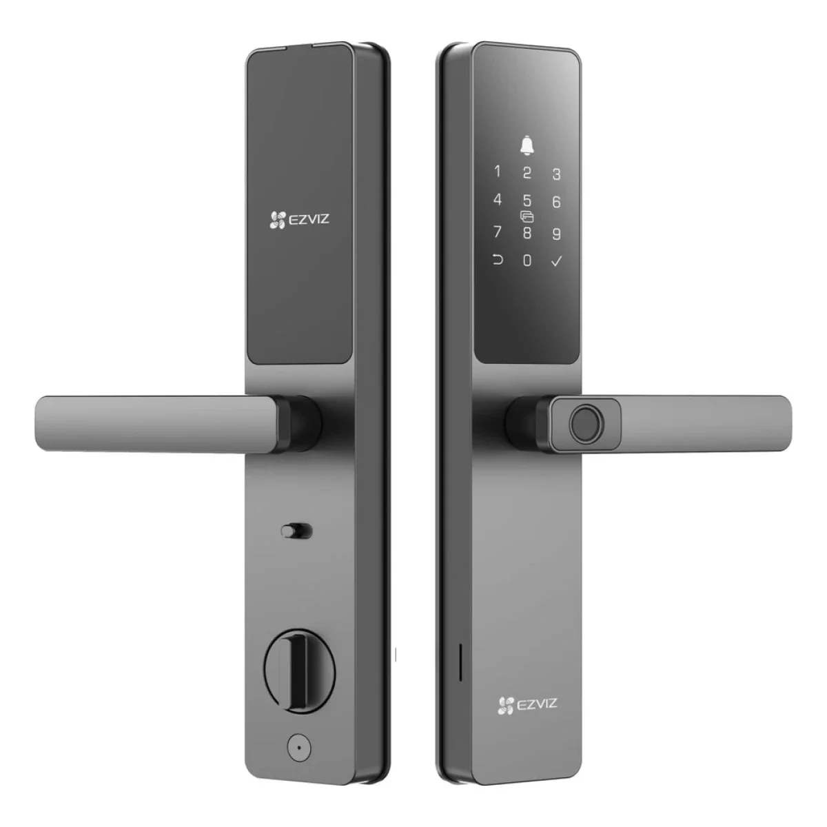 Ezviz DL05 Smart Fingerprint Door Lock with Wi-Fi, Bluetooth & IP65 Front Panel - Metallic Grey