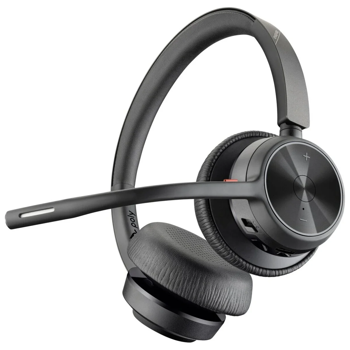 سماعة رأس لاسلكية Poly Voyager 4320 بمنفذ USB-A مع قاعدة شحن ومعتمدة لـ Teams - Thumbnail 9