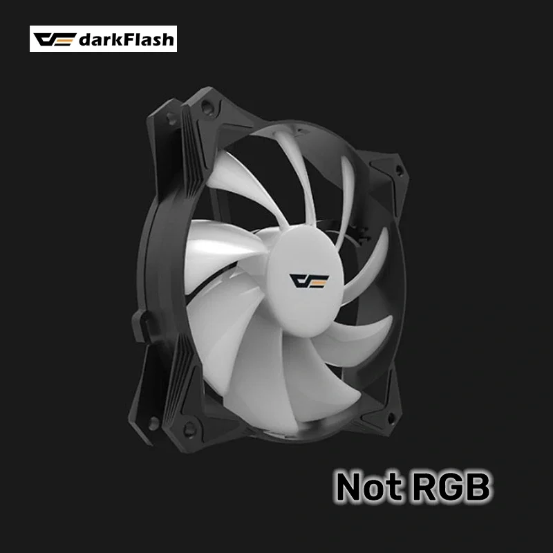 مروحة كيس DarkFlash CL6 سوداء مفردة بدون RGB