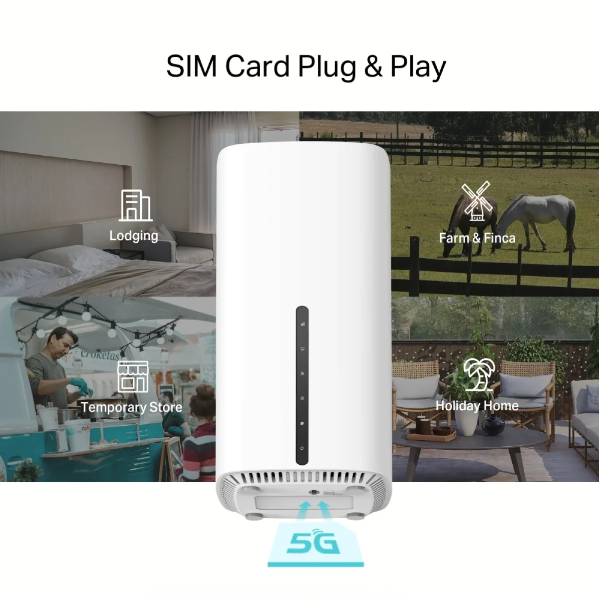 راوتر TP-LINK Archer NX200 AX1800 ثنائي النطاق 5G Wi‑Fi 6 مع منفذ SIM ومنفذ WAN/LAN جيجابت - White - Image 7