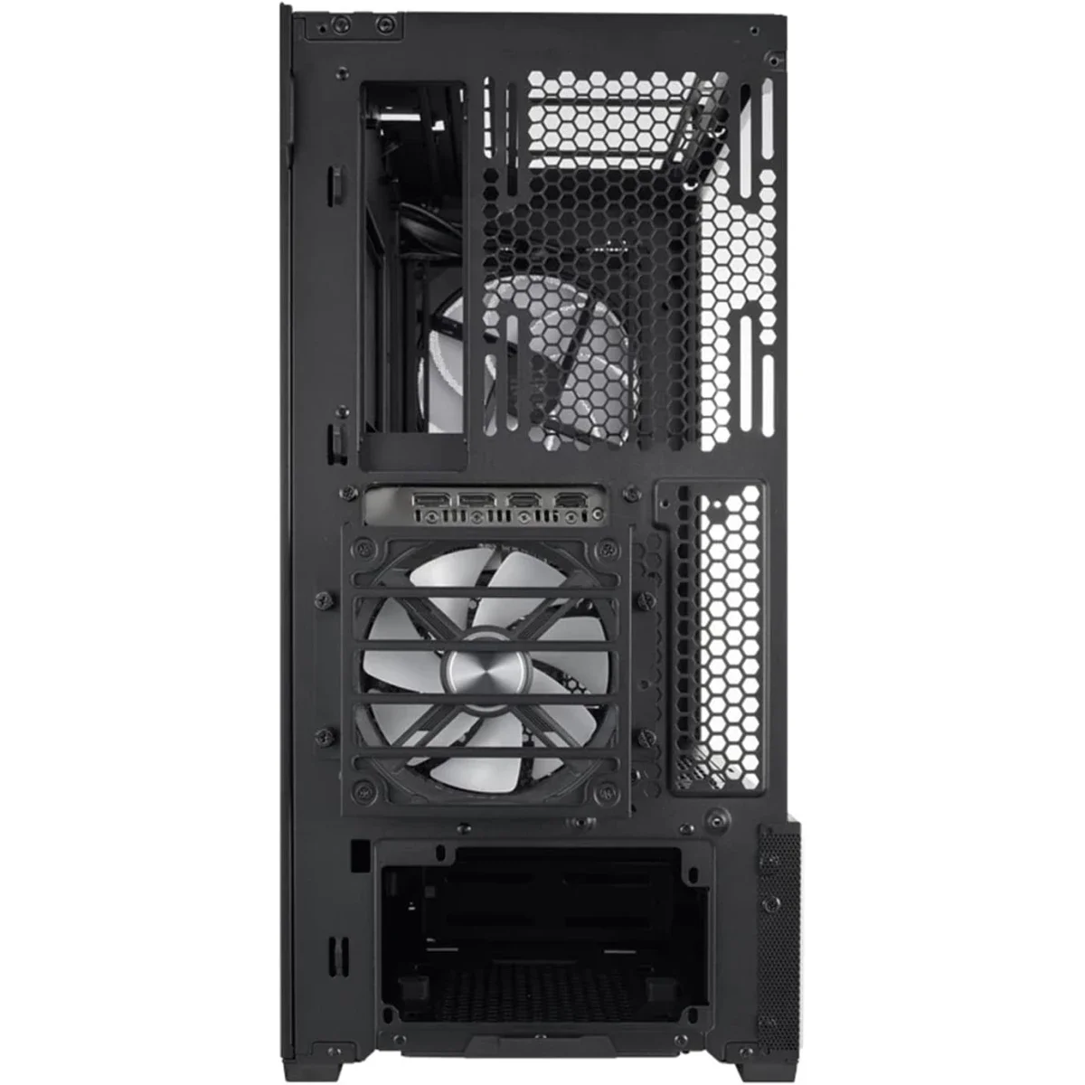 هيكل كمبيوتر LIAN LI LANCOOL 216RX ميد تاور أسود بشبكة ARGB و3 مراوح PWM - Image 8