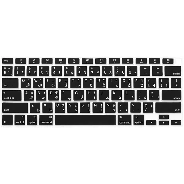 غطاء لوحة مفاتيح Apple MacBook Air باللغة العربية لطرازي A2179 وA2337 بتخطيط US مع Touch ID - Thumbnail 2