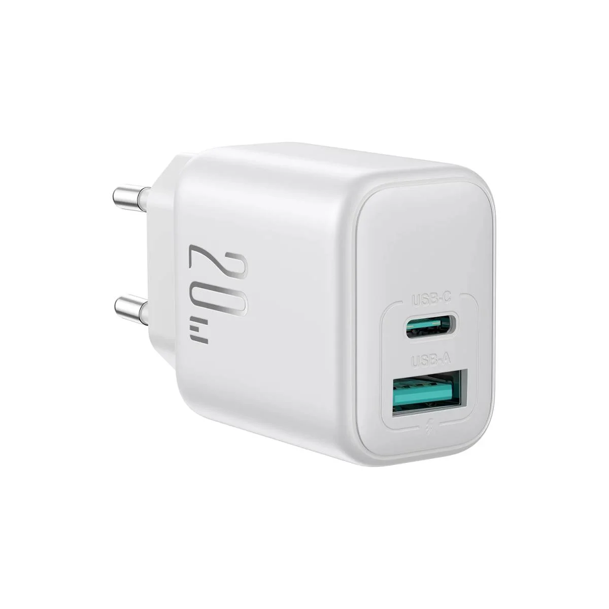 JOYROOM JR-TCF21 20W Dual-Port USB-C + USB-A Wall Charger - Image 2