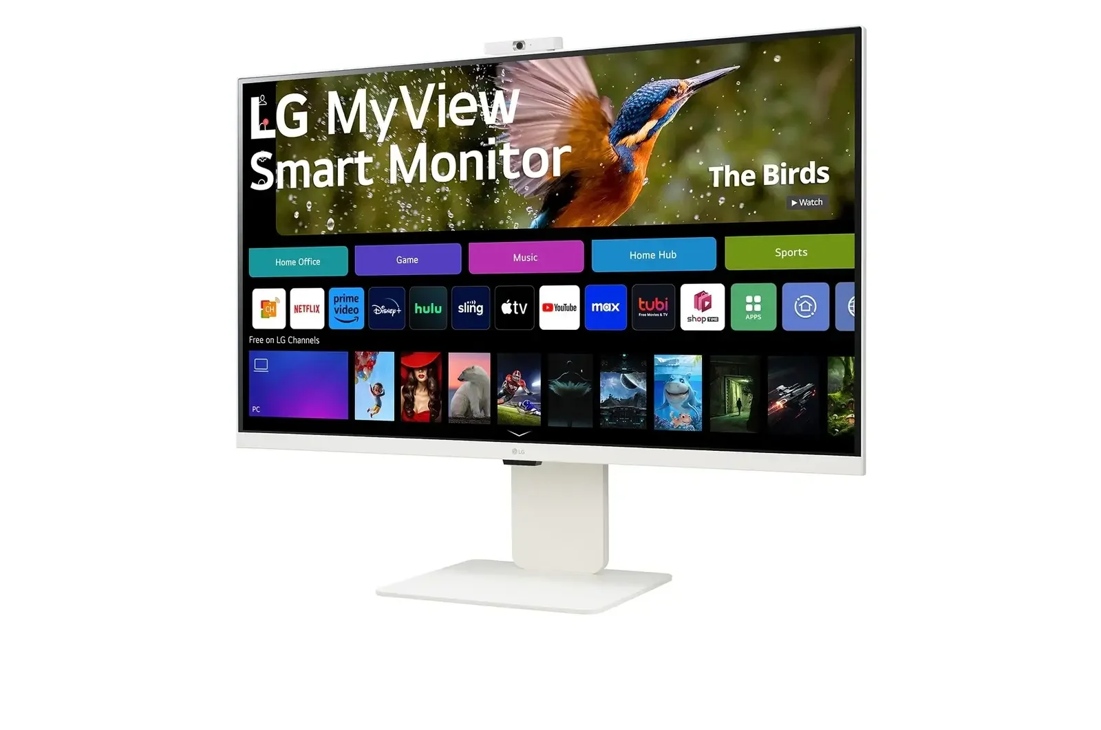 LG MyView 32SR85U-W Smart Monitor 31.5-inch 4K UHD IPS 5ms with Built-in FHD Webcam - Image 4