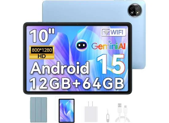تابلت BlackView Tab 20 واي فاي 10 إنش أندرويد 15 رام 4+8GB وسعة 64GB أزرق Storm Blue - Thumbnail 8