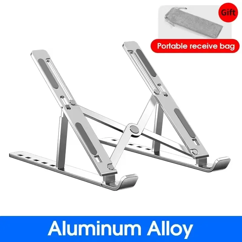 N8 Adjustable Aluminum Laptop Stand for 11–17-Inch Laptops - Thumbnail 3