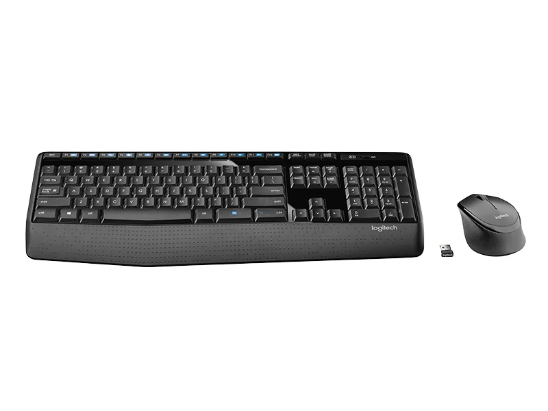 Logitech MK345 Wireless Keyboard and Mouse Combo with Palm Rest, Arabic/English Layout - Thumbnail 8