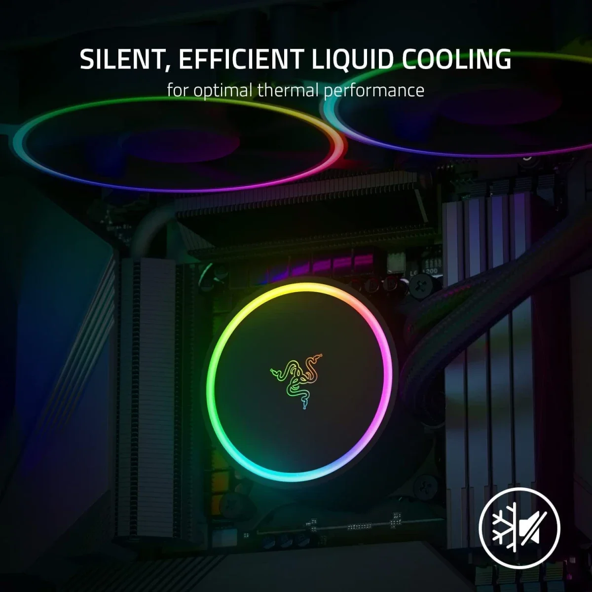 Razer Hanbo Chroma 240mm AIO Liquid CPU Cooler with ARGB - Image 3