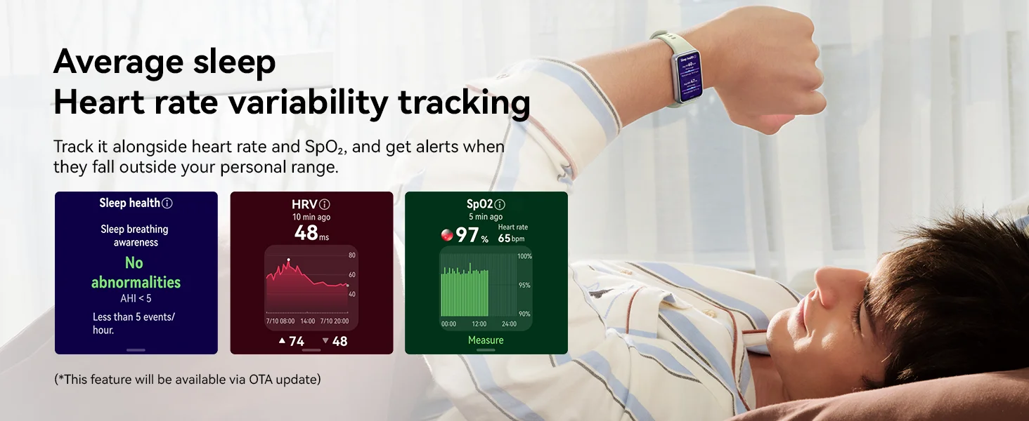 HUAWEI Band 11 Health & Fitness Tracker with 14-Day Battery Life - White - Image 13