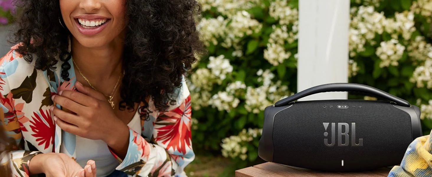 مكبر صوت محمول JBL Boombox 3 بتقنية بلوتوث وباس عميق ومقاومة IPX7 وتشغيل 24 ساعة - Squad - Image 10