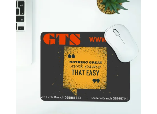 ماوس باد GTS مانعة للانزلاق 21 × 26 سم بقاعدة مطاطية للكمبيوتر واللابتوب - Image 4