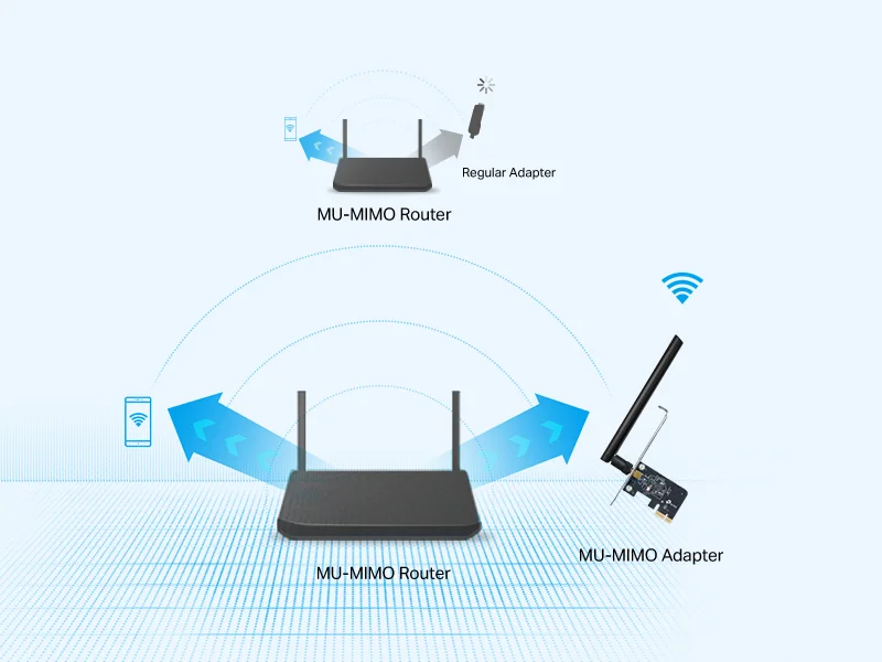 محول واي فاي TP-LINK Archer T2E AC600 ثنائي النطاق PCI Express - Image 3