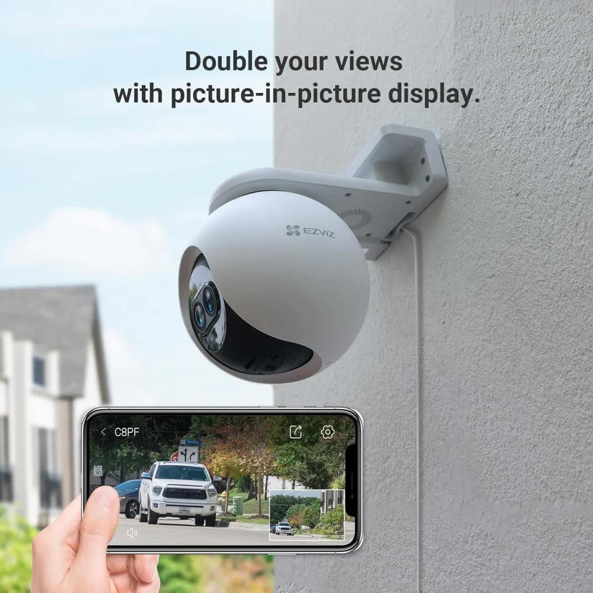 Ezviz C8PF Outdoor Security Camera 1080P Pan Tilt Zoom Wi‑Fi with 8× Mixed Zoom - Image 9