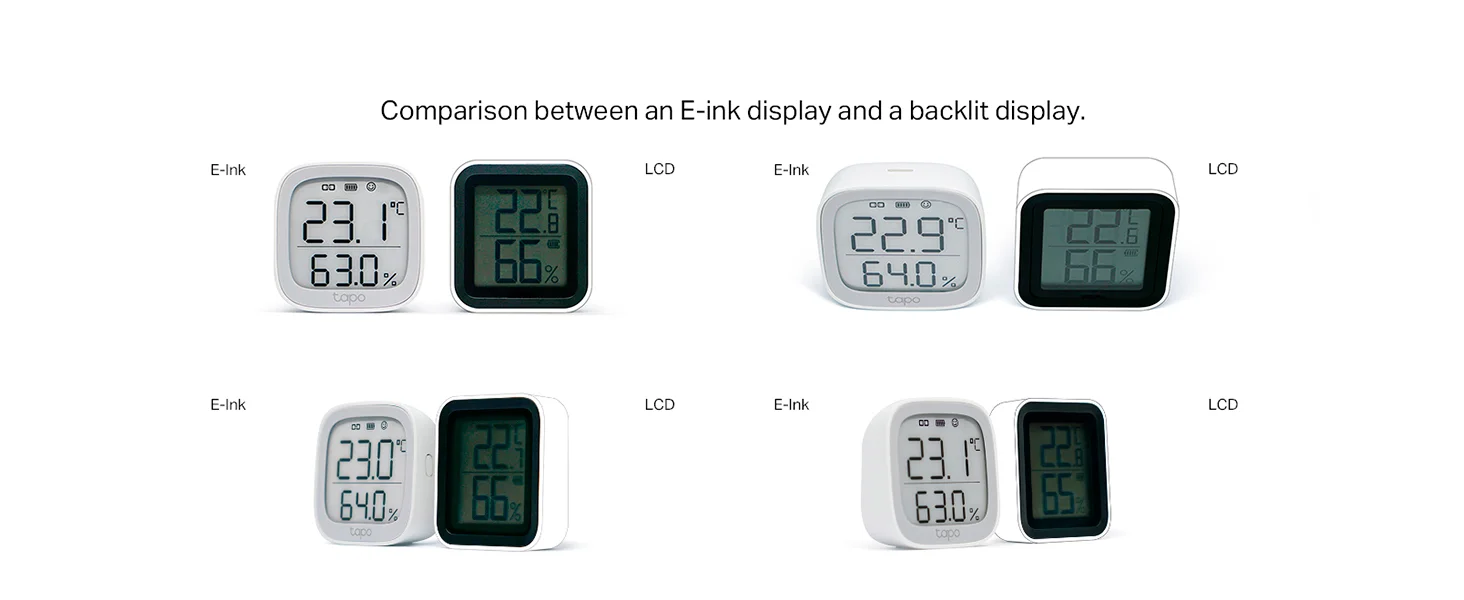 TP-LINK Tapo T315 Smart Temperature & Humidity Monitor with 2.7-Inch E-Ink Display - Thumbnail 9