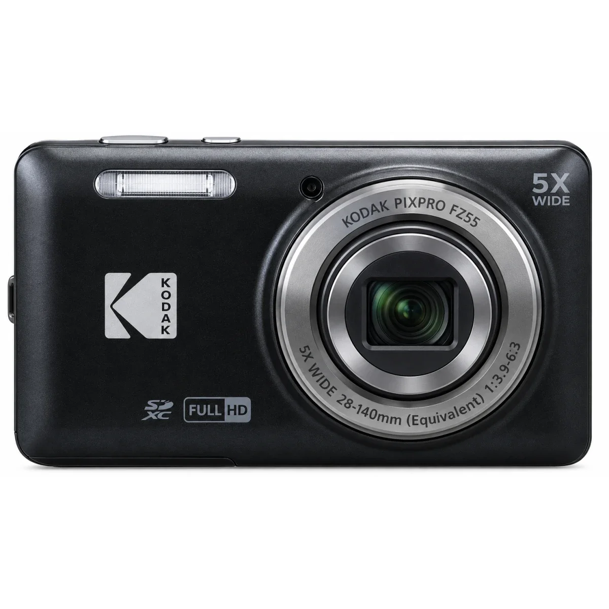 كاميرا رقمية Kodak PIXPRO FZ55 بدقة 16MP وزوم بصري 5x - أسود - Image 2