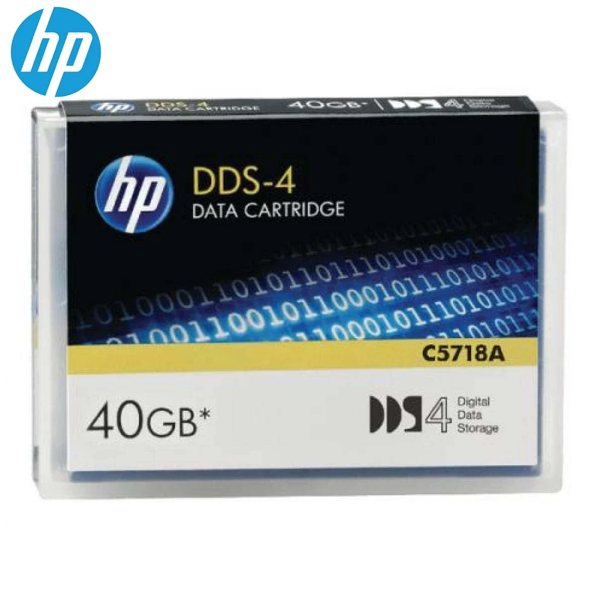 خرطوشة بيانات HP C5718A ‏DDS-4 قابلة لإعادة الكتابة 40GB بطول 150m