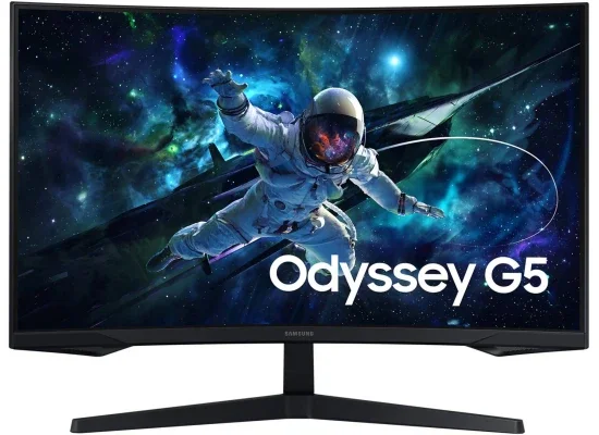 Samsung Odyssey G5 G55C 32-Inch QHD Curved Gaming Monitor, 165Hz, 1ms, HDR10, Black - Image 8