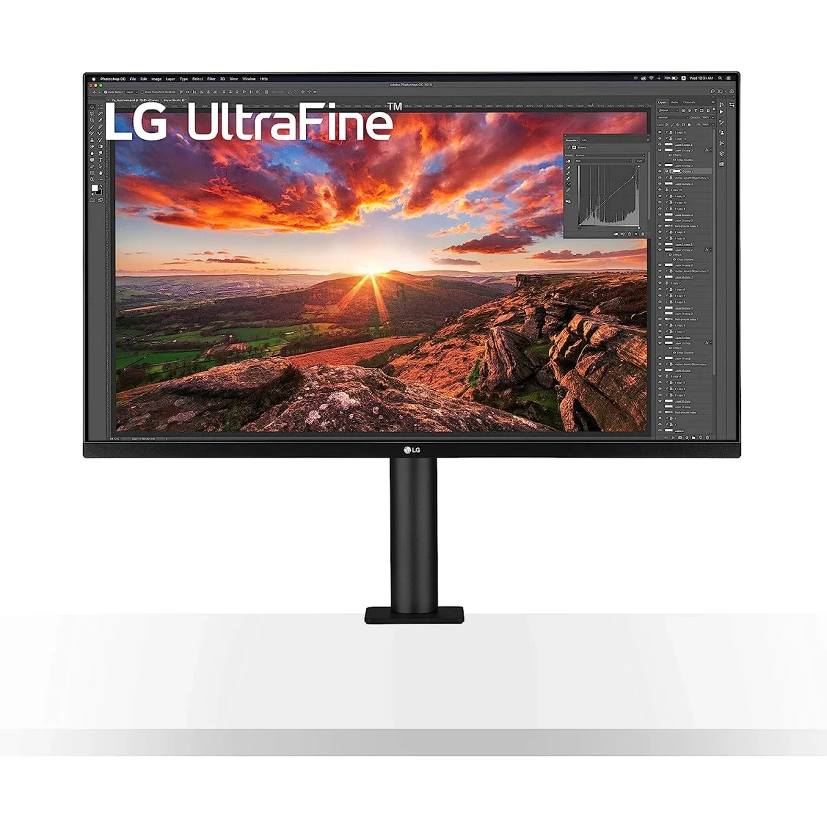 شاشة LG 32UN880-B الترا فاين إرجو 32 إنش بدقة 4K UHD ولوحة IPS مع HDR10 وUSB-C - أسود - Image 3