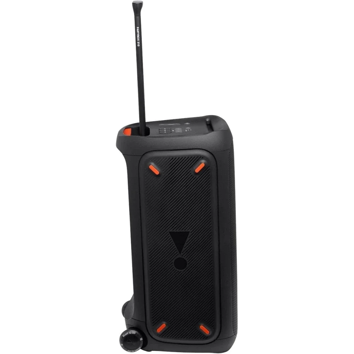 سماعة حفلات محمولة JBL PartyBox 310 بقدرة 240 واط وإضاءة، تشغيل حتى 18 ساعة ومقاومة رذاذ IPX4 - أسود - Thumbnail 3