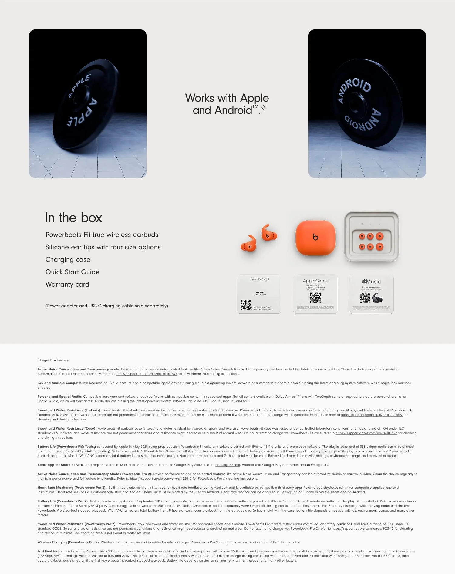 سماعات أذن رياضية Beats Powerbeats Fit لاسلكية بعزل الضوضاء - وردي Power Pink - Thumbnail 13