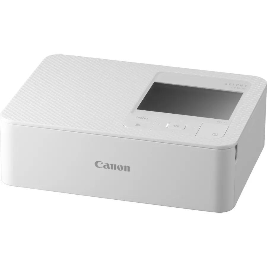 طابعة صور Canon SELPHY CP1500 لاسلكية مدمجة محمولة ملونة - بيضاء - Thumbnail 3