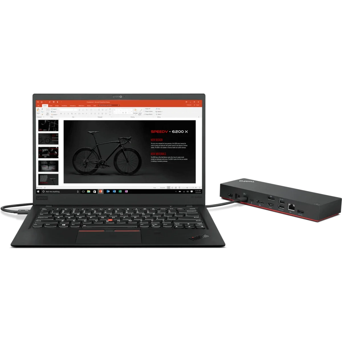 Lenovo ThinkPad Universal Thunderbolt 4 Dock with 8K Display Support and 135W Power Adapter - Black - Image 7