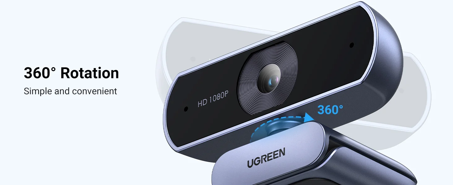 كاميرا ويب Ugreen USB بدقة Full HD 1080P ومعدل 30fps - Thumbnail 19