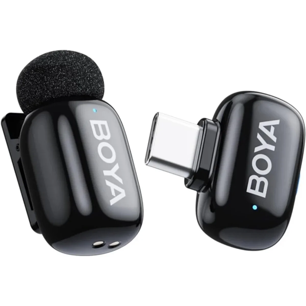 Boya mini 2-06 Wireless Lavalier Microphone with USB-C Receiver, Black