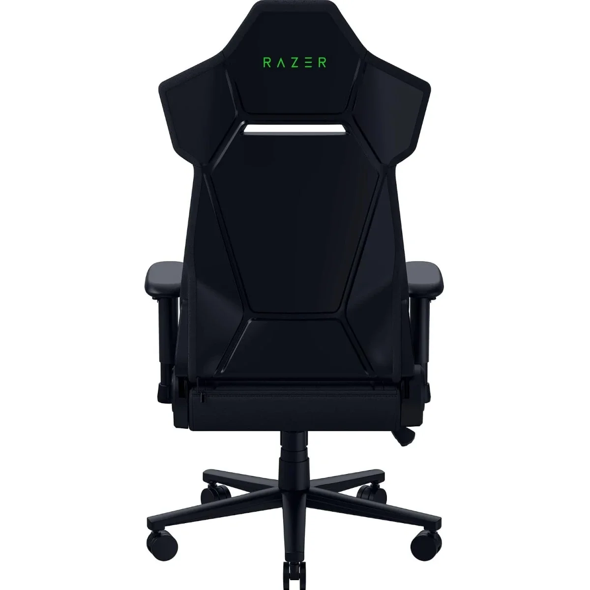 كرسي ألعاب Razer Soma Chroma قماش أسود بإضاءة RGB لاسلكية، دعم قطني، إسفنج مزدوج الكثافة وإمالة 155° - Image 2