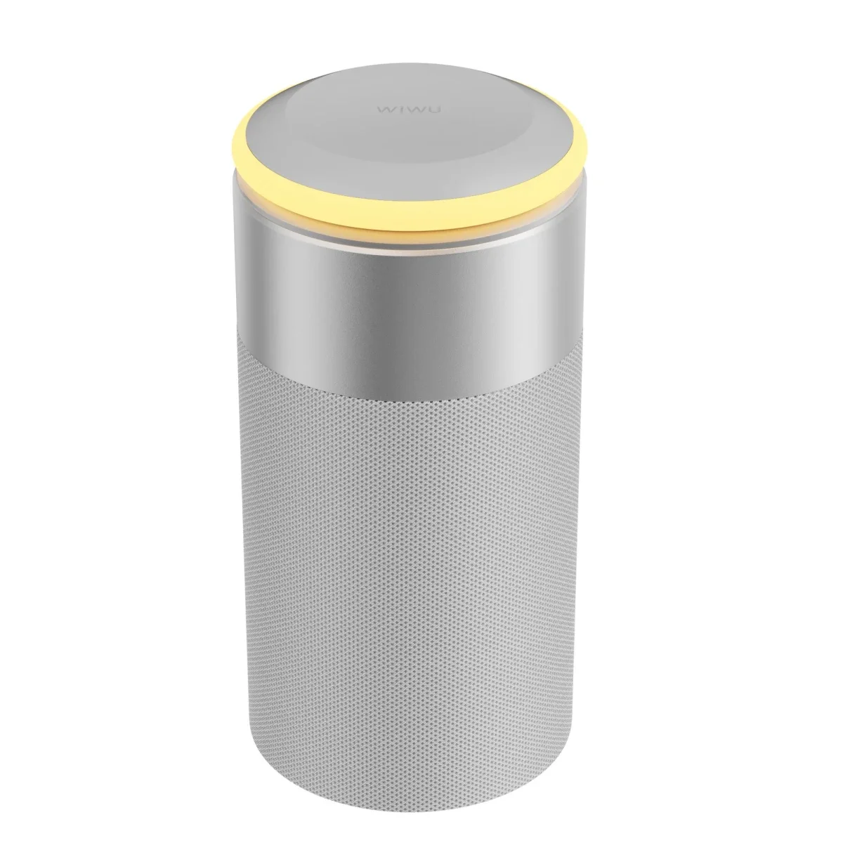WIWU WI-W022 3-in-1 Wireless Charger with Bluetooth Speaker, Ambient Light, 15W - White - Image 4