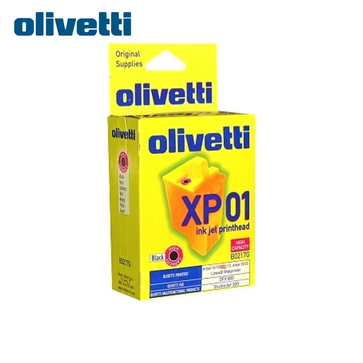 خرطوشة حبر Olivetti B0217 أصلية سوداء لطابعات OFX-180 وOFX-185