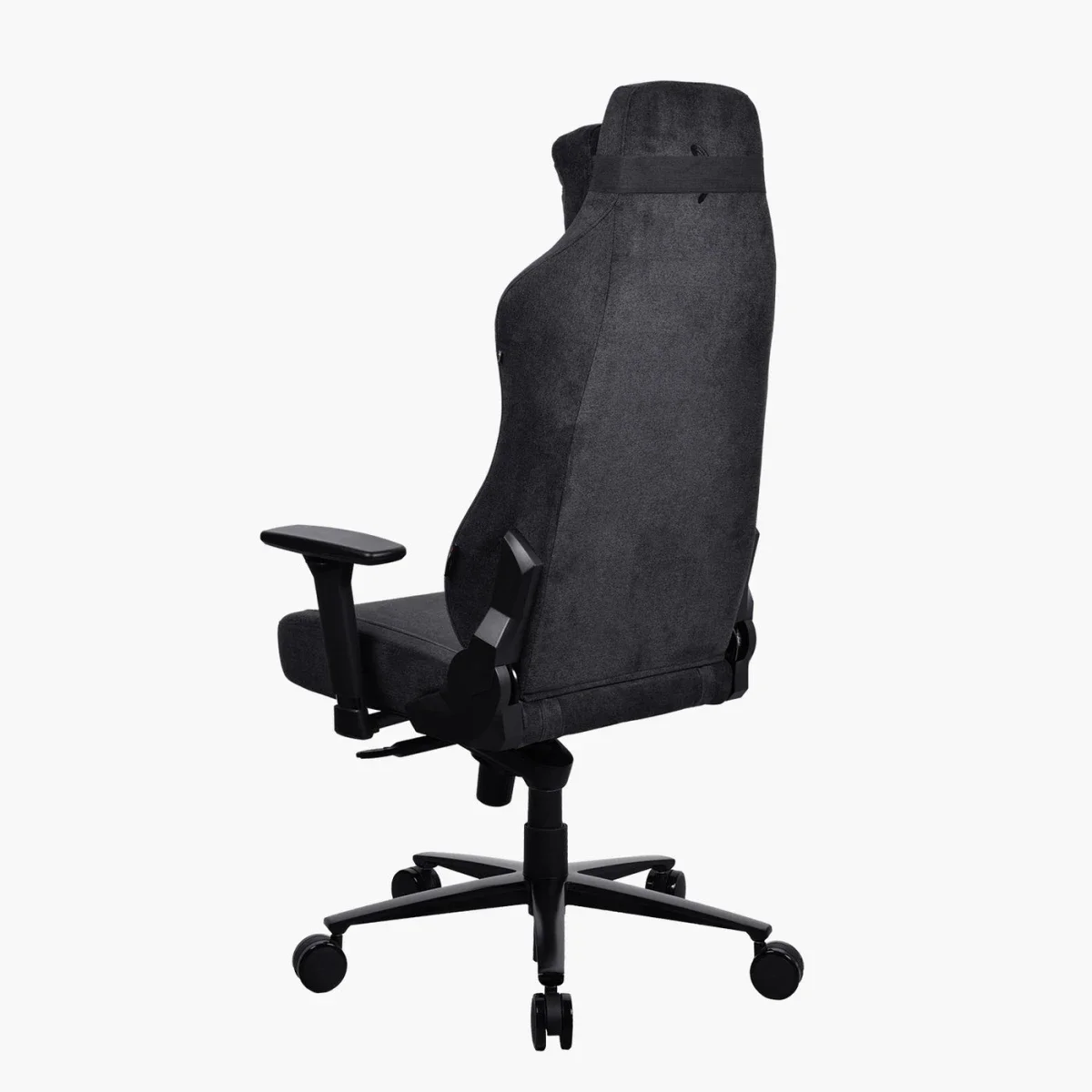 Arozzi Vernazza Soft Fabric Gaming Chair with 3D Armrests - Pure Black - Image 11