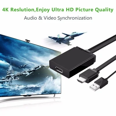 محول HDMI إلى DisplayPort Ugreen 40238 بدقة 4K@30Hz و1080p@120Hz - Image 4