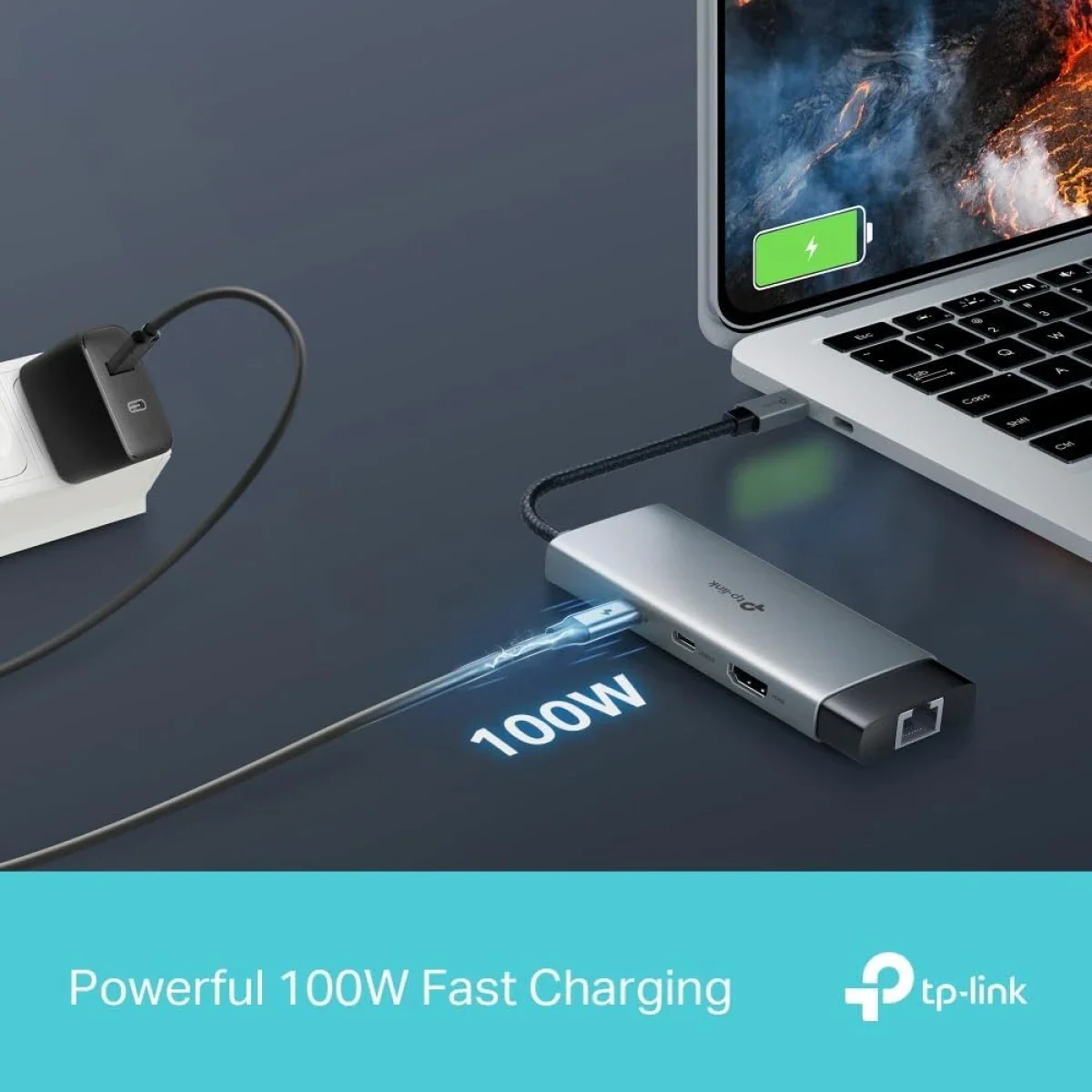 موزع USB-C 6 في 1 TP-LINK UH6120C مع HDMI 4K@60Hz وإيثرنت جيجابت وPD 100W - Image 7