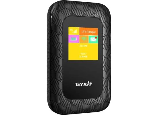 راوتر متنقل Tenda 4G185 v4.0 4G LTE واي فاي 6 بسرعة 286Mbps وشاشة LCD وبطارية 2100mAh - Image 7