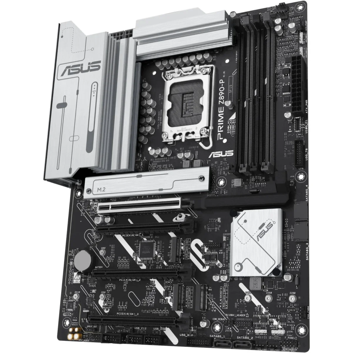 لوحة أم Asus PRIME Z890-P بحجم ATX وDDR5 ومقبس LGA 1851 وPCIe 5.0 و4x M.2 - Thumbnail 6