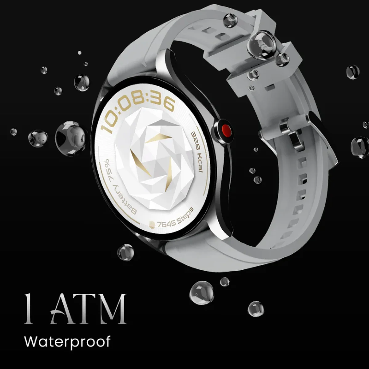 HiFuture AURA 2 Fashion Smartwatch, 1.32-Inch AMOLED Display, Wireless Calling, 100+ Sports Modes, Black - Image 5