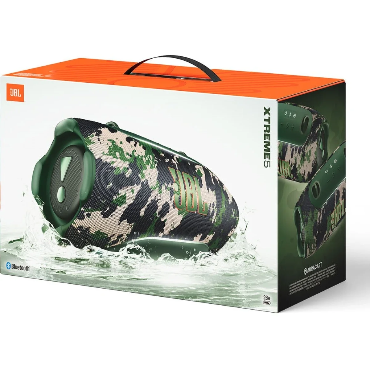 مكبر صوت JBL Xtreme 5 محمول بتقنية Bluetooth بقوة 130W ومعيار IP68 ووقت تشغيل 28 ساعة - Squad