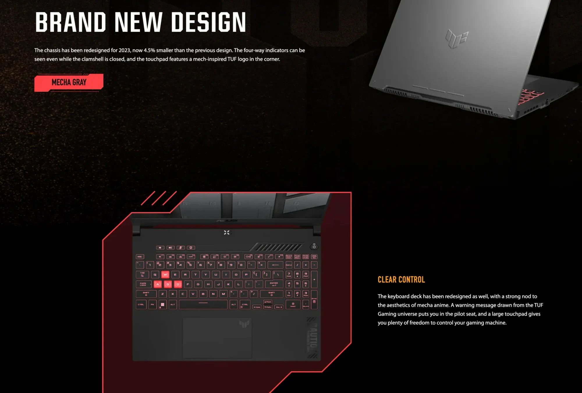 Asus TUF Gaming A16 FA608UM 16.0-inch WUXGA 165Hz Gaming Laptop Ryzen 7 260 RTX 5060 16GB RAM 512GB SSD Jaeger Gray - Thumbnail 10
