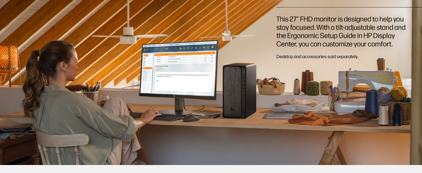 شاشة HP Series 3 Pro (2025) 324ph للأعمال 24 إنش FHD IPS بمعدل 100 هرتز - Thumbnail 12