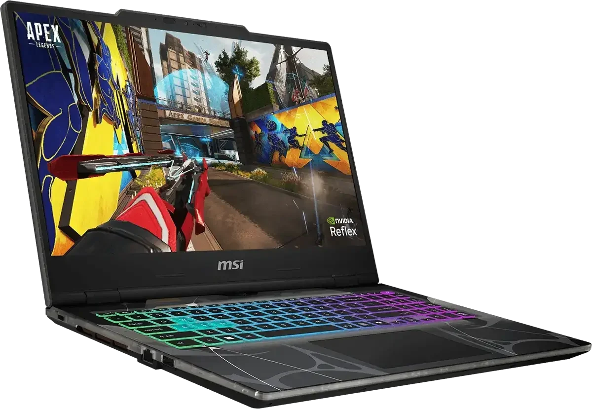 لابتوب ألعاب MSI Cyborg 15 Intel Core 7 240H RTX 5060 8GB شاشة 15.6 إنش FHD IPS 144Hz - Thumbnail 5