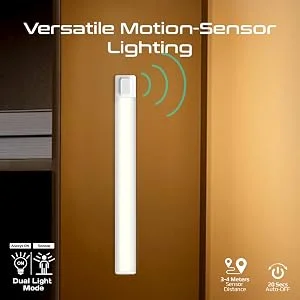 Promate Lumia-40 40cm LED Light with Motion Sensor, 100lm, USB-C Rechargeable, White - Image 9