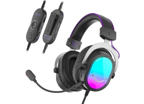 سماعة ألعاب FIFINE AmpliGame H16 بإضاءة RGB وصوت محيطي 7.1 - Image 4