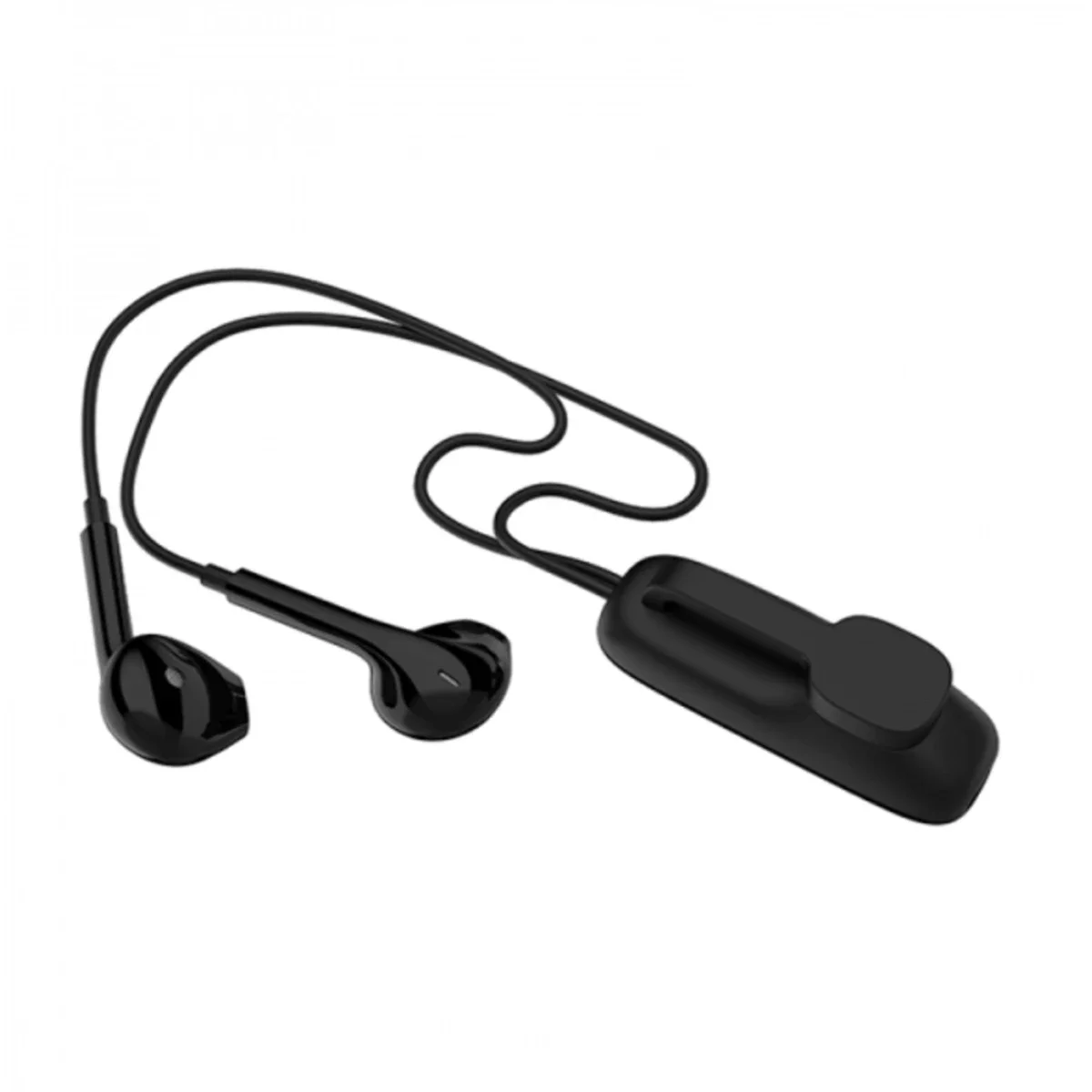 WIWU BE313 Bluetooth Wired Sports Earphones with Magnetic Clip, Mic & 11-Hour Battery - Black - Image 3