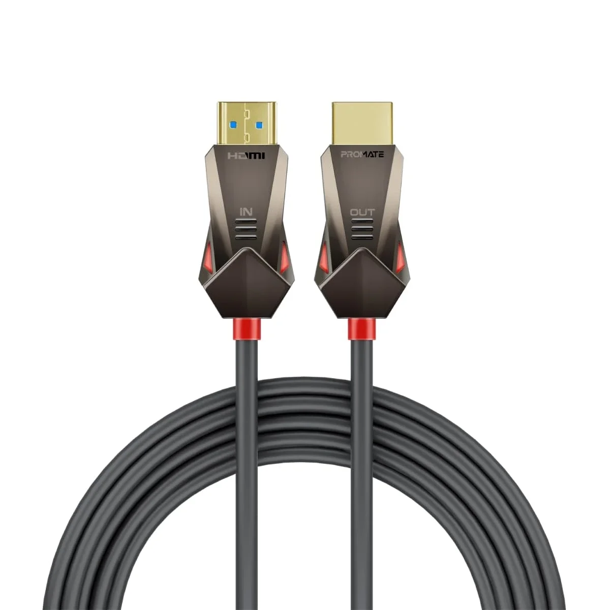 Promate ProLink4K60-1.5M HDMI 2.0 Fiber Optic Cable 1.5m, 4K@60Hz, 18Gbps