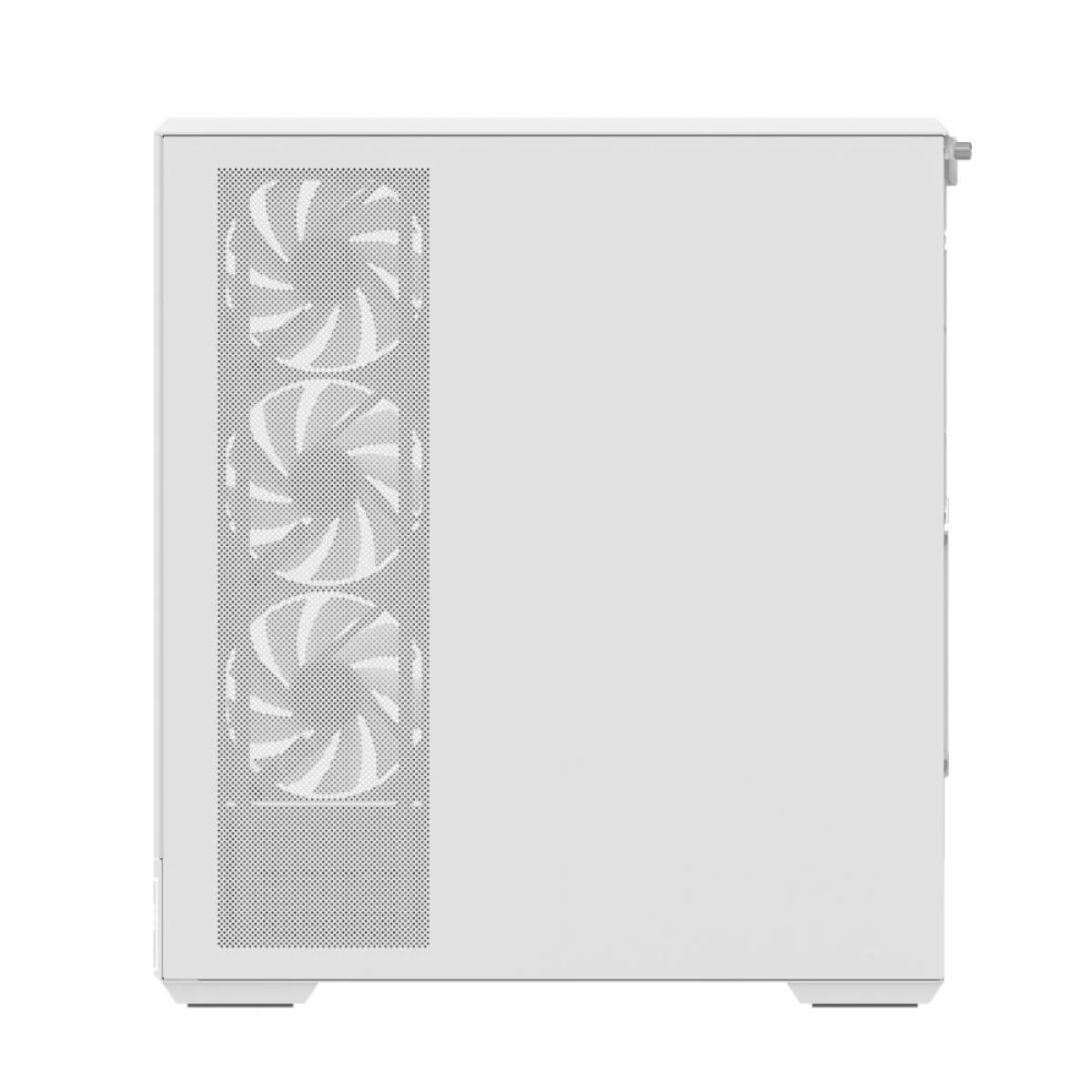 AeroCool P500B DIGI White ARGB ATX Mid-Tower Gaming Case with Display - Image 2