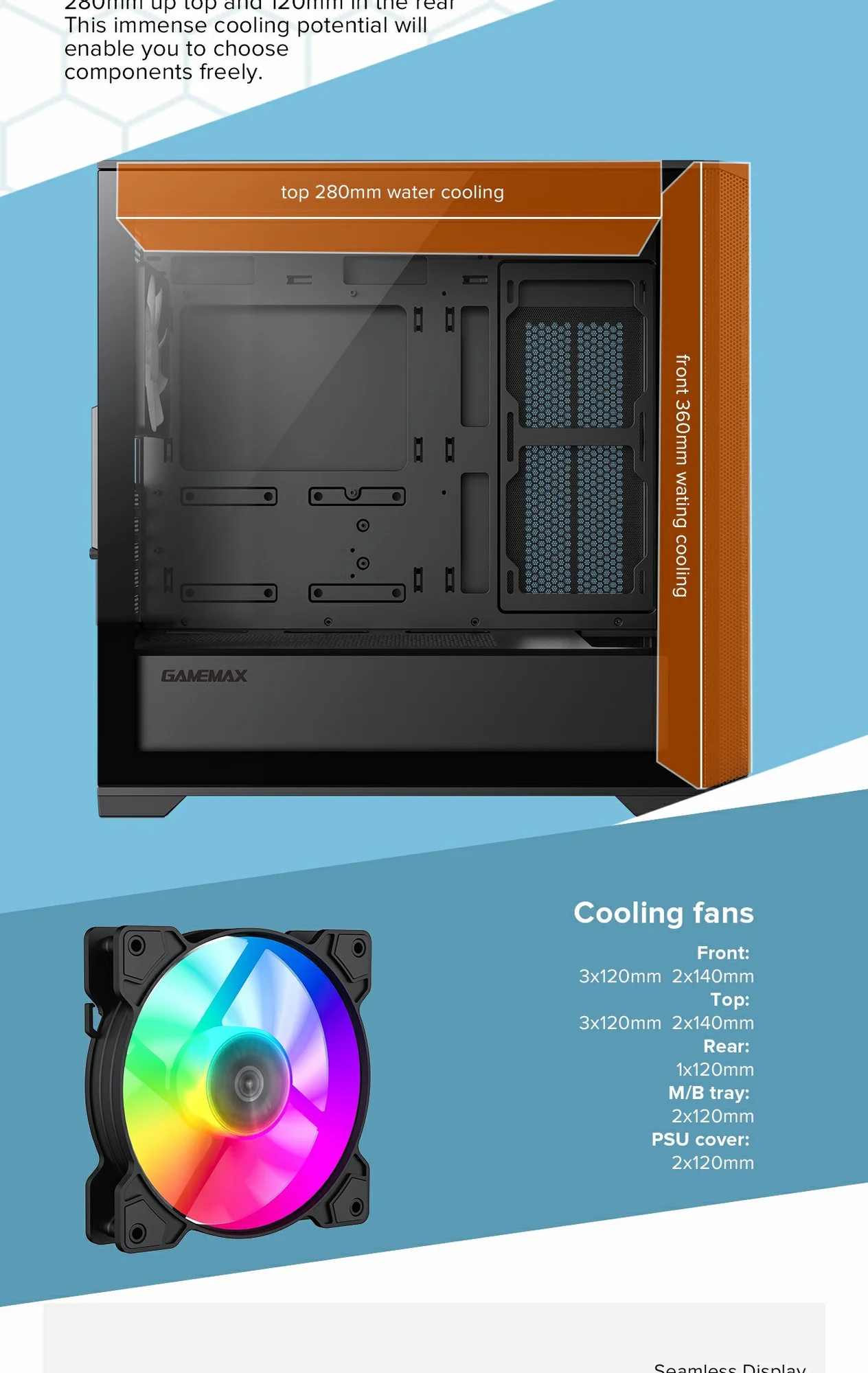 كيس كمبيوتر ألعاب GameMax Destroyer MB أسود بواجهة شبكية Micro-ATX - Image 13